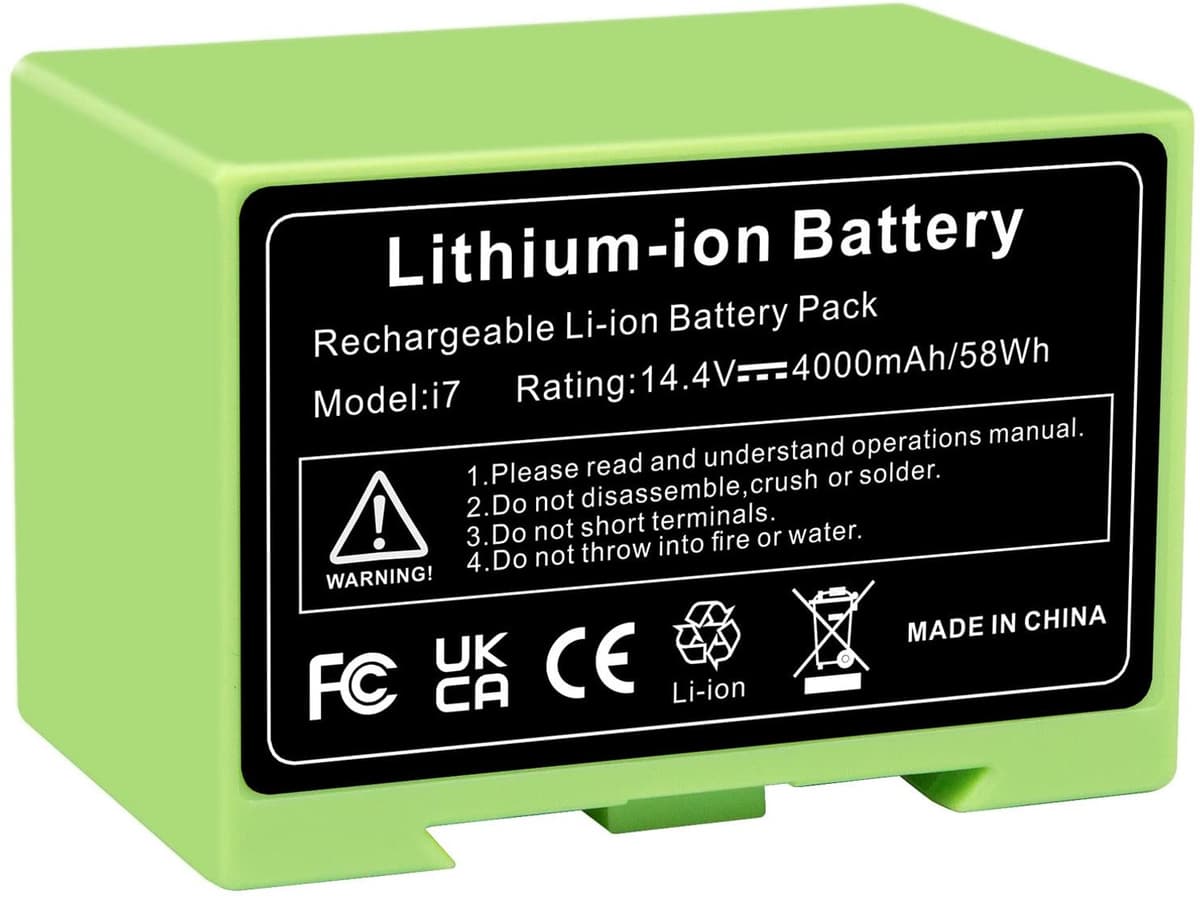Vervangende Lithium-ion Batterij voor iRobot Roomba i7 — afbeelding 1