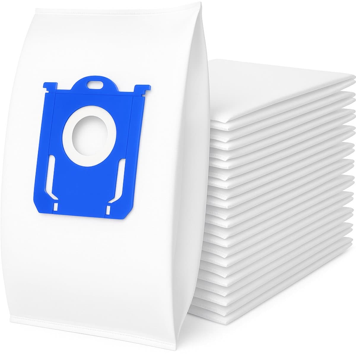 40x Stofzuigerzakken geschikt voor Philips S-Bag FC8021/03 Vervanging Synthetisch Stofzakken classic long performance stofzuigzakken, fc8021/03, fc8021/05, performer compact, performer active, powerlife - AEG gr201s, gr201sm, vx6 x force — afbeelding 1