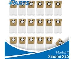 Xiaomi X10 Stofzakken (18 Stuks, Plus.Parts® alternatief voor RDB3)
