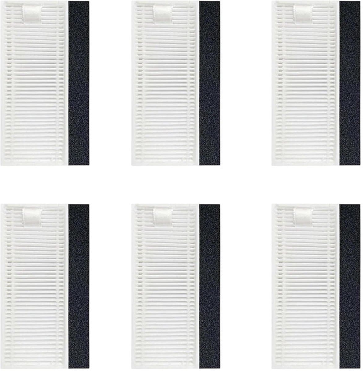 6 stuks - Thamtu G11 Robotstofzuiger met rolborstel, hoofdborstel, zijborstel en filter - Robotstofzuigerrolborstel, hoofdborstel en zijborstel - Filters - Filtercartridge-accessoires - Vervangende onderdelen voor robotstofzuigers — afbeelding 1