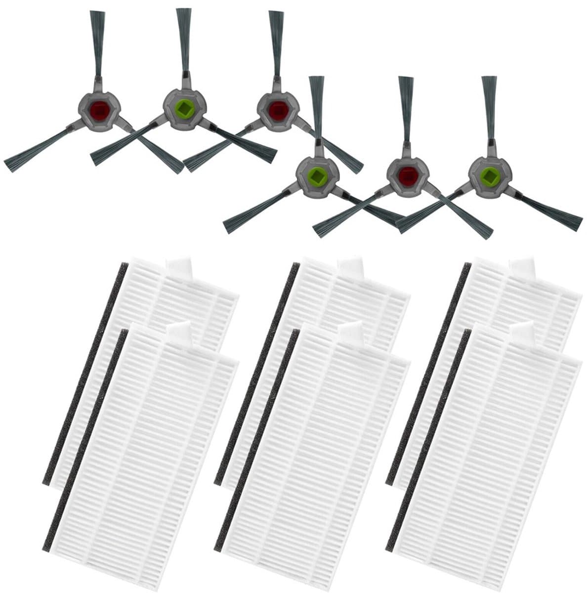 Geschikt voor Vervangend onderdeel Geschikt voor zijborstels en HEPA-filters Geschikt voor de AIRROBO P20 robotstofzuiger — afbeelding 1