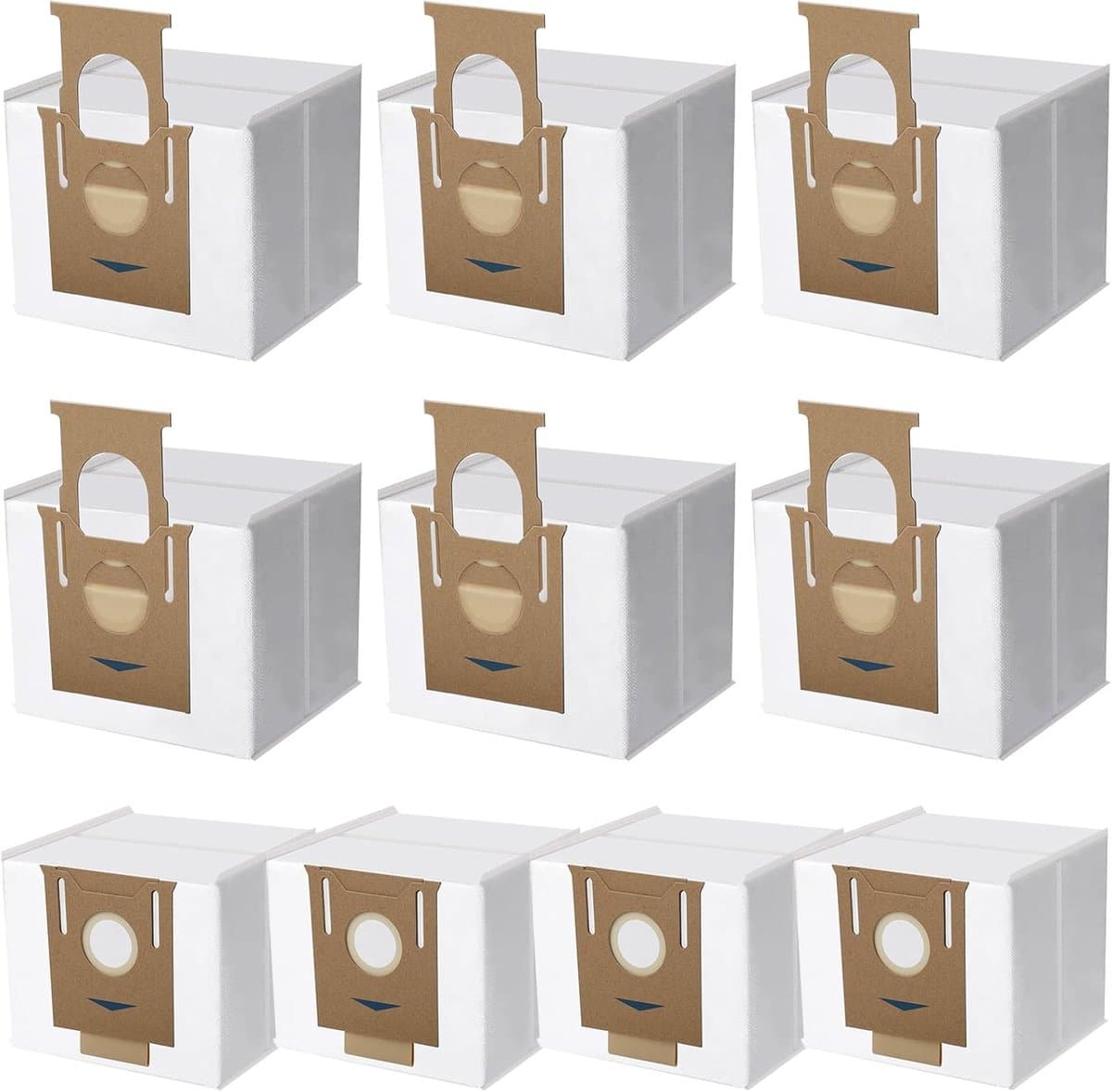 10 stuks stofzuigerzakken Geschikt voor Ecovacs Deebot N8+, N8 Pro+, Ozmo T8, T8 AIVI, T8+, T8 AIVI+, T8 MAX, T9+, DX93, DDX96 Yeedi Vac Station stofzuiger — afbeelding 1