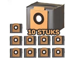 10 Stuks premium stozuigerzakken geschik voor Eufy Clean X8 Pro/X10 Pro Omni robotstofzuiger, stofzak, accessoireset, reserveonderdelen, grote capaciteit