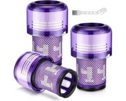 Geschikt voor Dyson V12 Detect Slim Absolute 3 HEPA-filters, vervangingsfilteraccessoires Geschikt voor Dyson V12 stofzuigers, wasbaar.
