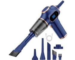 Jently handstofzuiger - kruimeldief - draadloos - Reinigingsmachine - steelstofzuigers - blauw