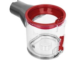 Stofbak voor Dyson V8 V7, transparant premium model met eenvoudige bediening, compatibel met Dyson V8 Absolute Animal Pro, V7 Motorhead Pro en meer