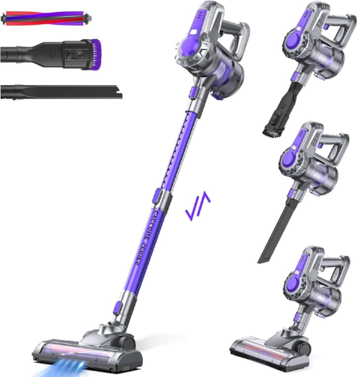 IAB® Steelstofzuiger - Steelstofzuiger Draadloos - Steelstofzuigers - Steelstofzuiger Zonder Zak Op Accu - Stofzuiger Draadloos - Stofzuiger Robot - Steelstofzuiger Met Snoer — afbeelding 1