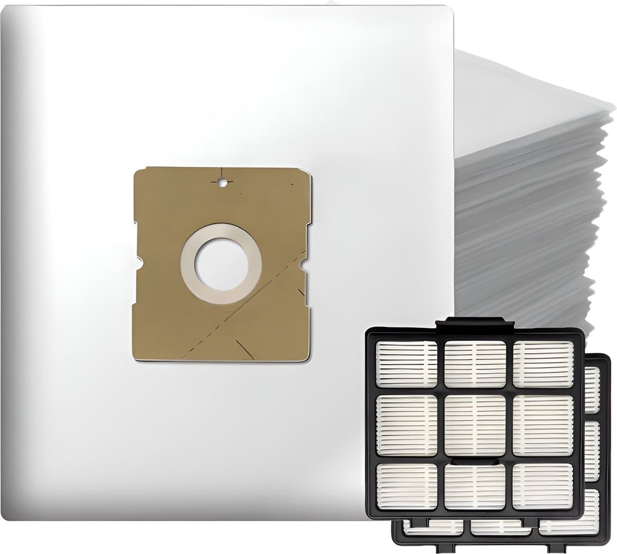 30x Stofzuigerzakken, 2x HEPA filter geschikt voor Inventum ST306 ST307 ST308 stofzuigers - Vervanging stofzakken SZ300 21200900119, 21200900120 en 21200900010 — afbeelding 1