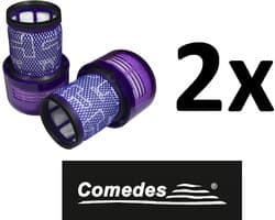 2 x COMEDES filter vervanging voor stofzuiger Dyson V12 Slim Absolute Dyson V12 Slim Motohead Dyson V12 Slim Complete Dyson V12 Detect Dyson V12 Detect Slim Total Clean Dyson V12 Detect Slim Absolute Dyson V12 Detect Slim Absolute Extra Dyson V11