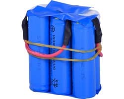 Stofzuiger Accu Set - Reserveonderdeel - Stofzuigen Thuis - Oplaadbaar - 12 Volt - Zwart