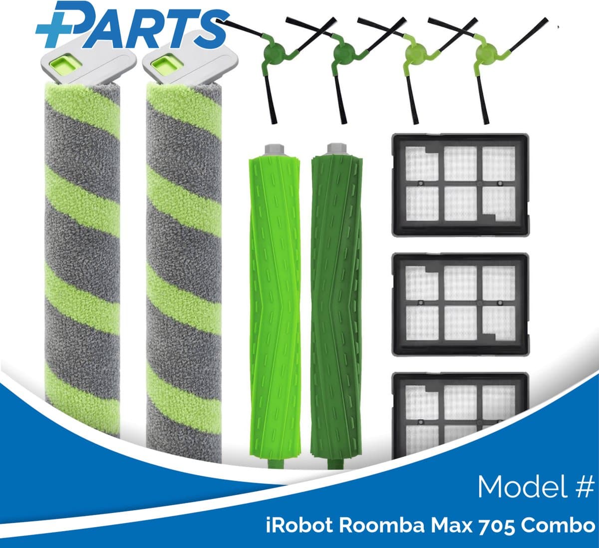 iRobot Roomba Max 705 Combo Onderhoudsset (Plus.Parts® alternatief voor 4849963) — afbeelding 1