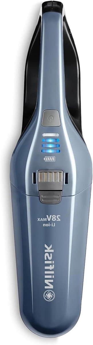 Kruimeldief - Handstofzuiger Draadloze stofzuiger - Snelle schoonmaak - Zakloos ontwerp - 28 Volt - Blauw — afbeelding 1