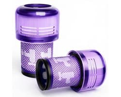 2 stuks Wasbare filters - compatibel met Dyson V12 Slim Detect Absolute draadloze stofzuiger - HEPA-filter vervangingsonderdelen