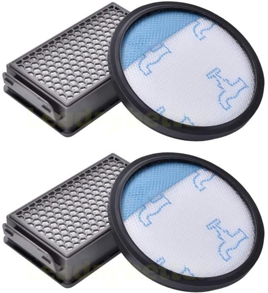 Twee filtersets Geschikt voor de stofzuigers Rowenta RO3731EA, RO3753EA, RO3786EA, RO3718EA, RO3724EA, RO3798EA, Moulinex en Tefal Compact. — afbeelding 1