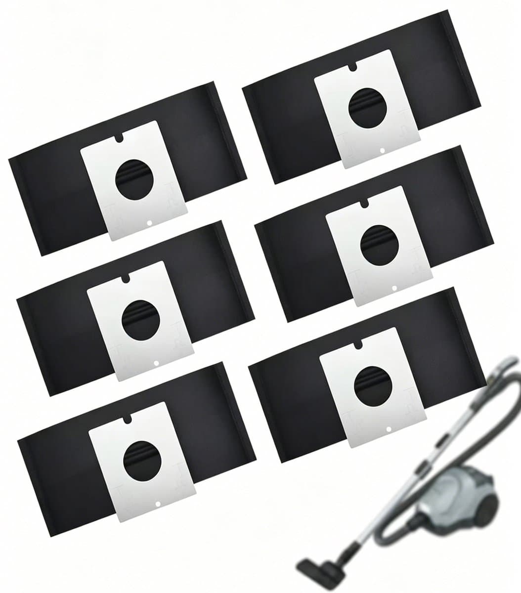 Stofzuiger - Stofzakken geschikt voor Mitsubishi Electric MP9A - MP-9/MP-2/MP-3 stofzuigeraccessoires-6stuks vervangende zakken gebouwd - voor duurzaamheid en schoon onderhoud - niet-geweven stofopvangzak. — afbeelding 1