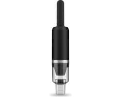 Draadloze handstofzuiger - KitchenAid Go - Vaatwasserbestendige stofbak - 2-in-1 opzetstuk voor moeilijk bereikbare plaatsen - zonder batterij - Matt Zwart