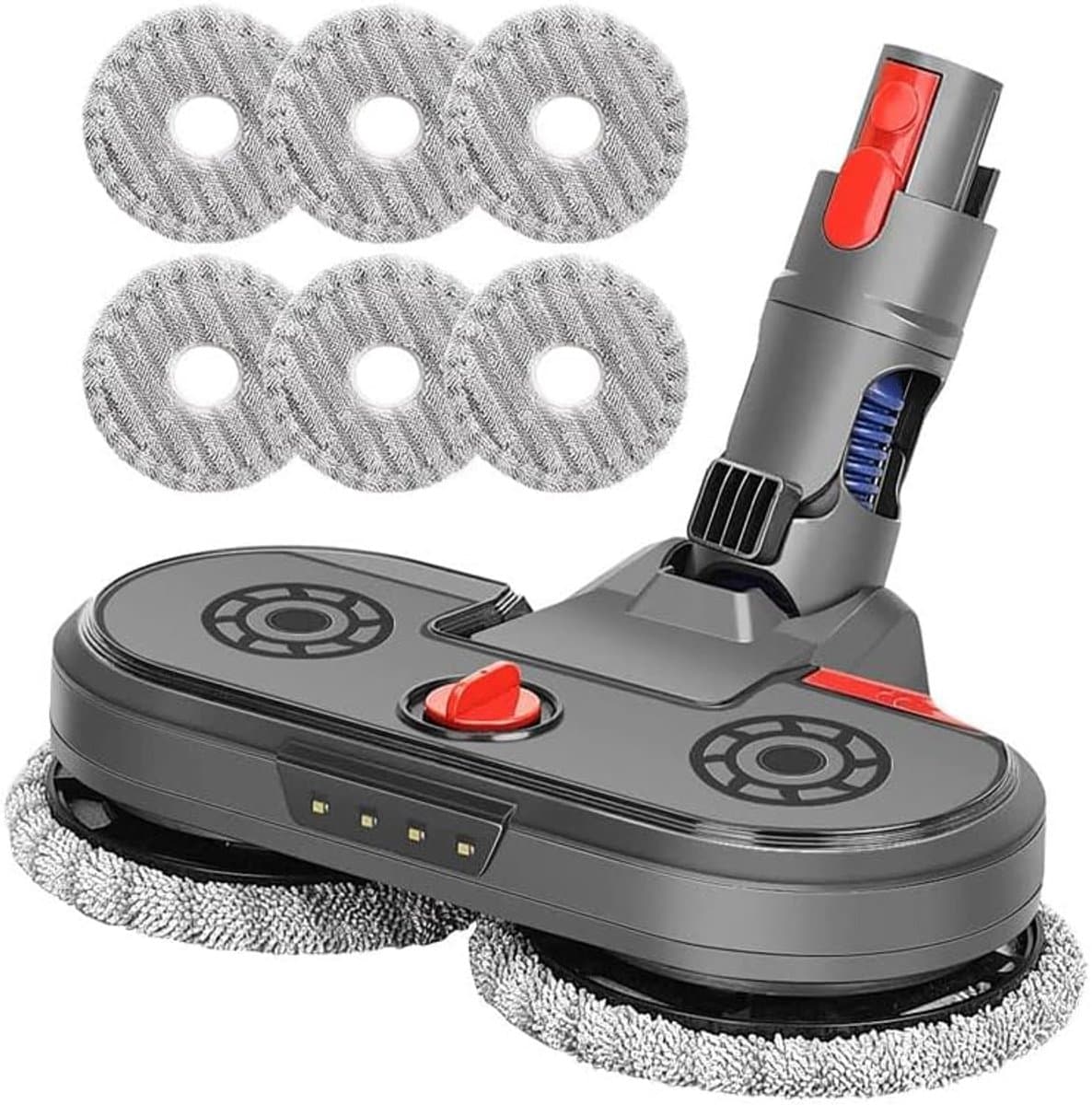 Elektrische Stofzuigerborstelkit Compatible met Dyson V15/V7/V8/V10/V11, Dubbelzijdige Droge/Natte Borstelkop voor Draadloze Stofzuigers(X002) — afbeelding 1