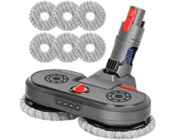 Elektrische Stofzuigerborstelkit Compatible met Dyson V15/V7/V8/V10/V11, Dubbelzijdige Droge/Natte Borstelkop voor Draadloze Stofzuigers(X002)