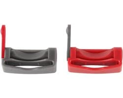 Geschikt voor 2-pack trigger lock power button schakelaar - geschikt voor Dyson stofzuiger accessoires V7V8 schakelaarvergrendeling V10/V11/V12/V15 rode en grijze schakelaarknop