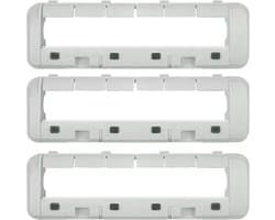 3x Hoofdborstelafdekking - Geschikt voor Mova P50 Pro Ultra - P50 Ultra - P10 Pro Ultra - P10 Ultra - V50 Ultra Complete - E40 Ultra - S20 Ultra - E30 Ultra & Dreame X40 Ultra - L40 Ultra - X30 Ultra - S30 Pro Ultra - Wit