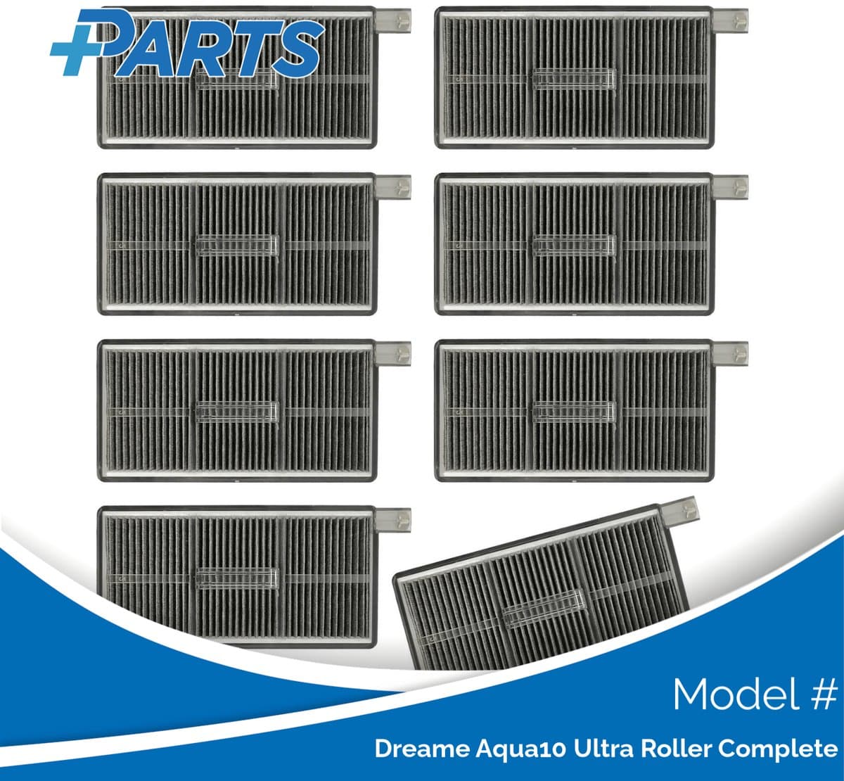 Dreame Aqua10 Ultra Roller Complete Filters (8 Stuks, Plus.Parts® alternatief voor 20010100001863) — afbeelding 1