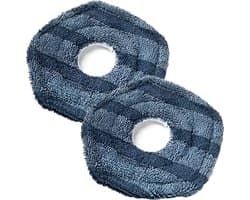 2x Dweil doeken geschikt voor Eufy X9 Pro, X10 Pro Omni - onderdeel vervanging Mop pads