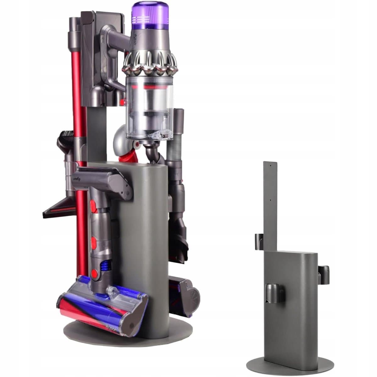 Rosfix Houder Vloerstandaard - Staal 74 cm, 32 cm Basis - 4 Accessoirehouders - Geschikt voor Dyson — afbeelding 1