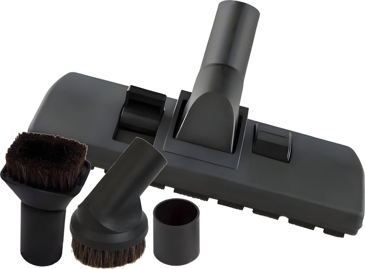 Opzetstuk set combi zuigmond en plumeau meubel borstels geschikt voor Philips, AEG, Karcher, Bosch, Numatic, Henry, Nilfisk Mondstuk, stofzuigervoet — afbeelding 1