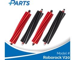Roborock V20 Borstels (4 Stuks, Plus.Parts® alternatief voor 8.02.0322)