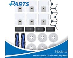 Ecovacs Deebot T50 Pro Omni Gen3 White Onderhoudsset (Plus.Parts® alternatief voor DKT060203)