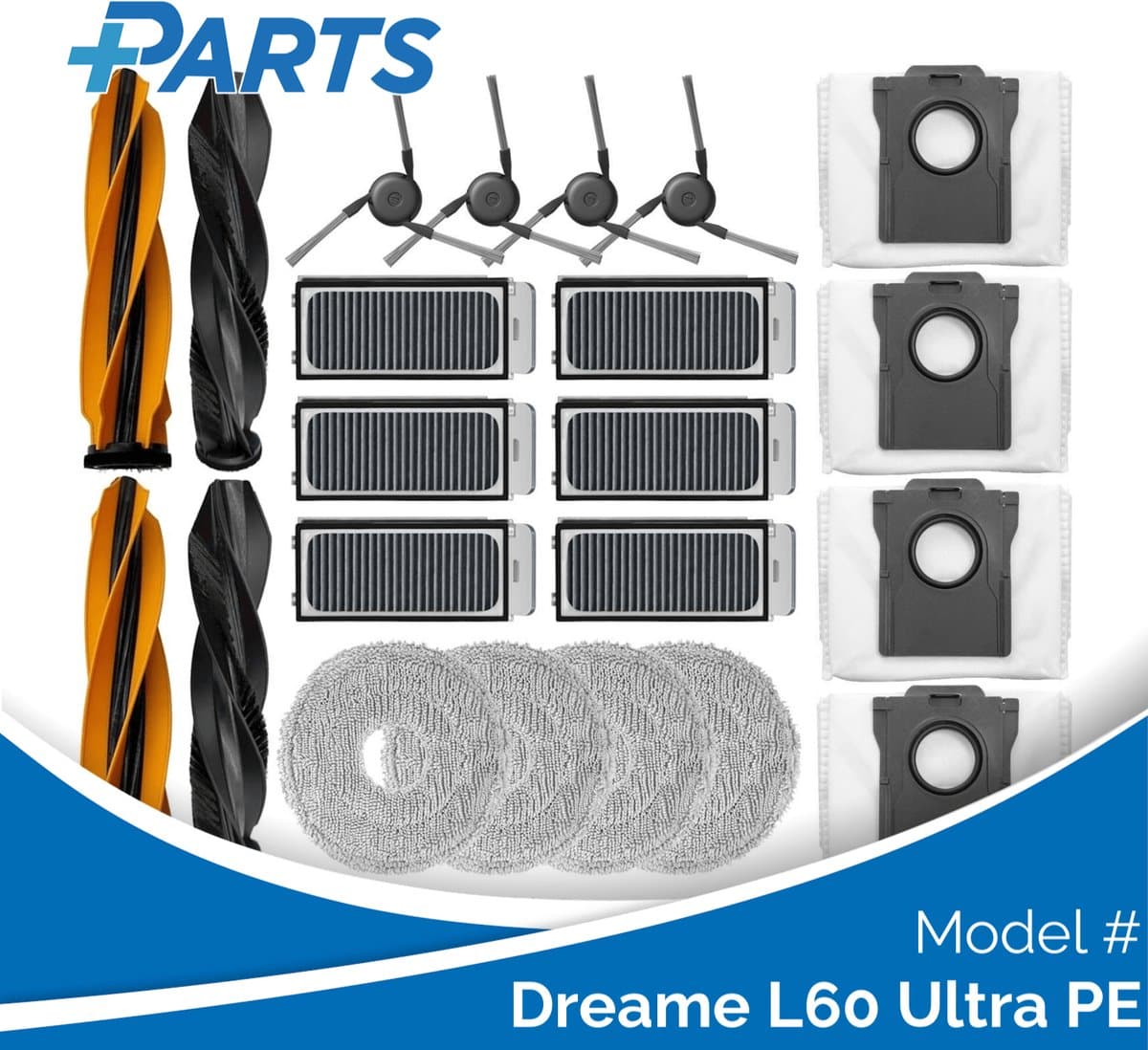 Dreame L60 Ultra PE Onderhoudsset (Plus.Parts® alternatief voor RAK59) — afbeelding 1