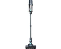 Achaté Steelstofzuiger V2 Draadloos – 300W Krachtige Stofzuiger Zonder Zak – Handstofzuiger & Kruimeldief – HEPA Filter – 4 Opzetstukken – LED Verlichting – Wandmontage – 50 min Accu