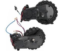 Robot Stofzuiger Wielen - Onderdelen Set - Verbeterde Mobiliteit - Specifieke Compatibiliteit - Links en Rechts - Zwart