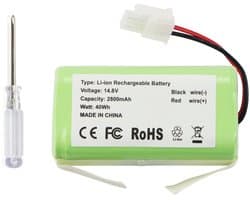 Stofzuigeraccu - 14,8 V - 2800 mAh