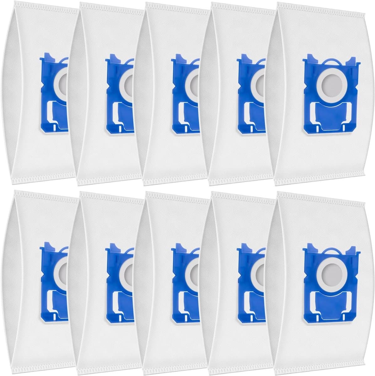 10x Stofzuigerzakken geschikt voor Philips S-Bag FC8021/03 - Stofzuigerzakken - FC8220 FC8202 FC8224 FC8134 HR8331 HR8345 — afbeelding 1