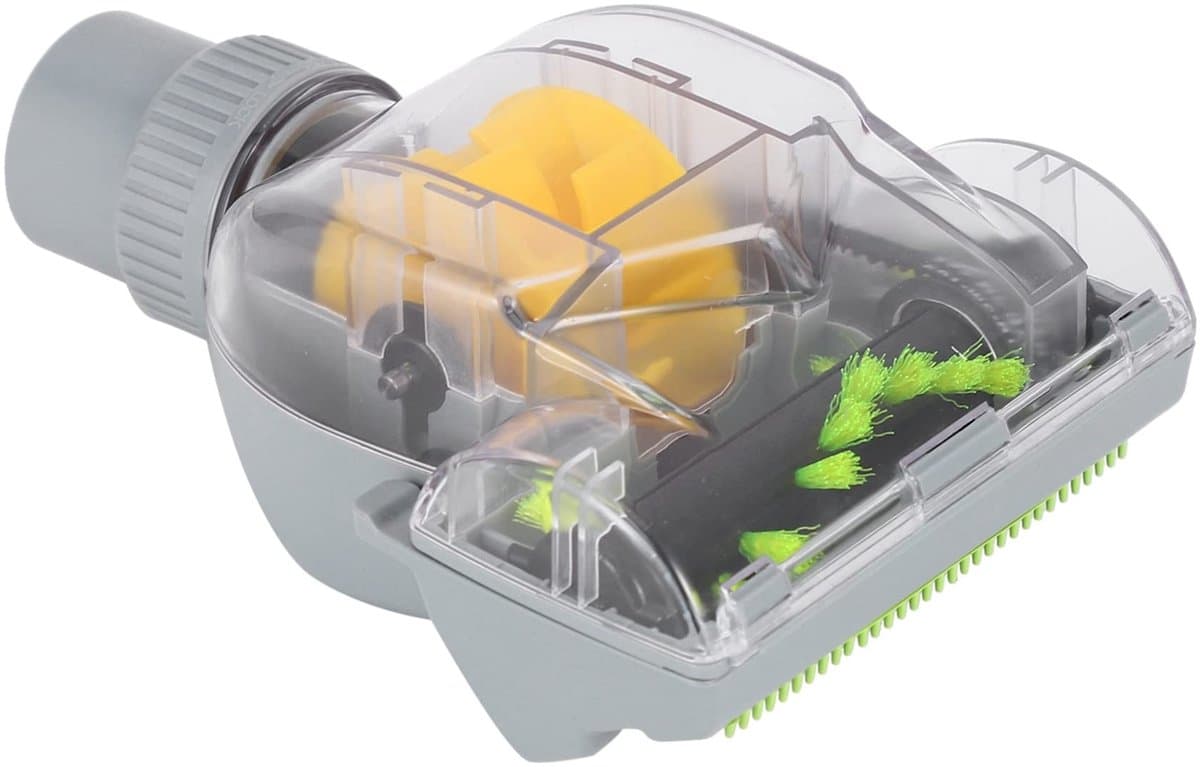 JHUBERS- Turbo Borstel Mini - Universeel 32-35 mm - Diepe Reiniging - Stof en Vuil - Geschikt voor Meubels en Vloeren - Inclusief 2 Adapterringen - Stofzuigerborstel — afbeelding 1