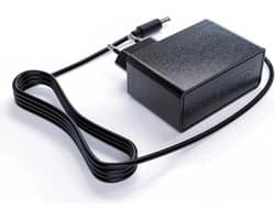 Oplader Steelstofzuiger - Accu Lader - Stofzuiger Opladen - Extra Lange Kabel - 30V - Zwart
