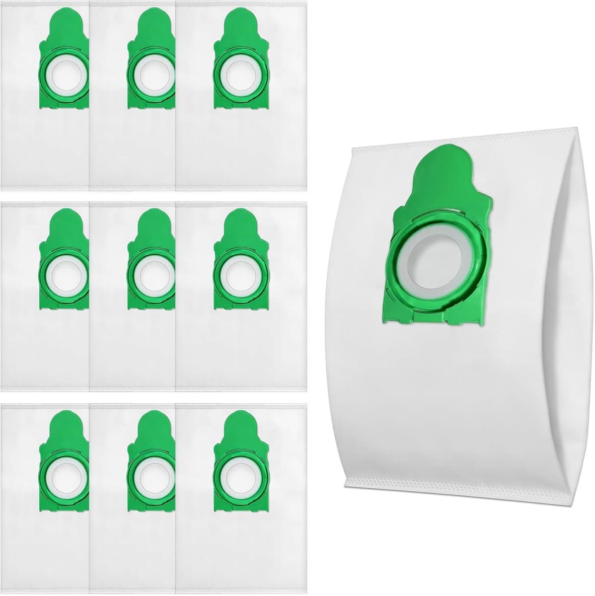 10 stuks stofzuigerzakken 8300AM / 8300ER - voor SEBO Airbelt E-serie (E1 / E2 / E3) stofzuigers met stofreservoir — afbeelding 1