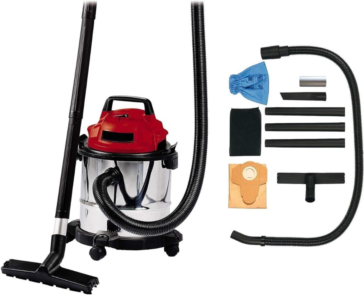 VIN® Bouwstofzuiger Zonder Zak - Alleszuiger Met Accessoires – Waterzuiger Met 12 Liter Reservoir - Stofzuiger - Met Waterfilter En Blaasfunctie – 1250W - Voor Binnen en Buitenreiniging — afbeelding 1