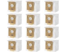 Allecto Plus - Stofzakken voor Robotstofzuigers - Geschikt voor ECOVACS Deebot T8, T9, N8 en DX93/DDX96 - 12 stuks - Stofzuiger Onderdelen en Accessoires
