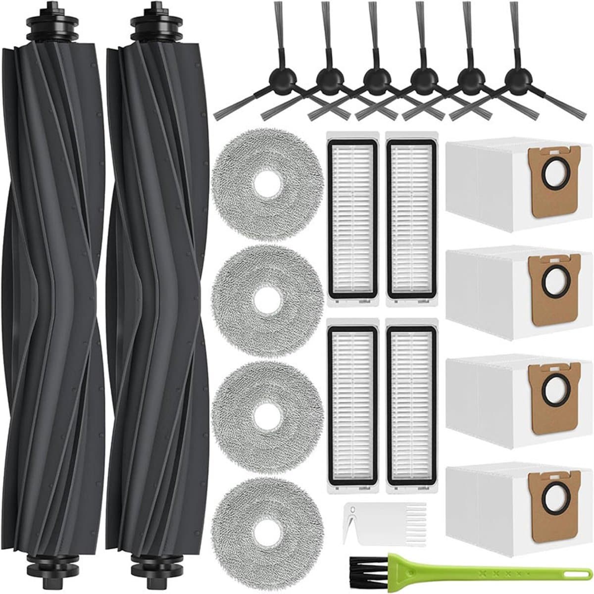 Geschikt voor Dreame L20 Ultra /Complete/ L30 Ultra Veegrobot Accessoires Vervangingsset Hoofdborstel Filter Zijborstel Accessoireset -22 stuks — afbeelding 1