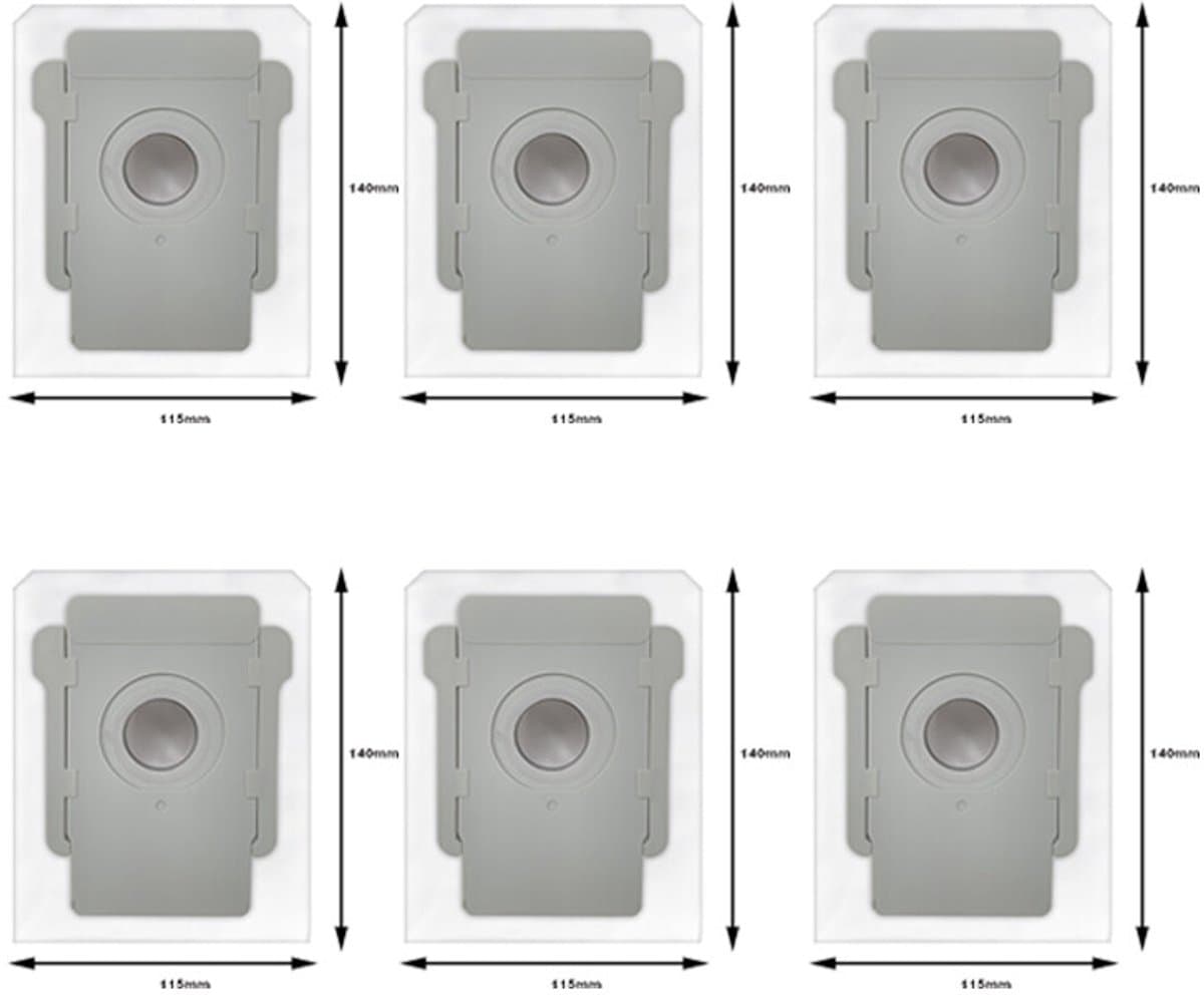 Geschikt voor Vervangende onderdelen Geschikt voor iRobot Roomba i3 i4 i6 i7 i8/Plus E5 E6 E7 Borstels Filters — afbeelding 1