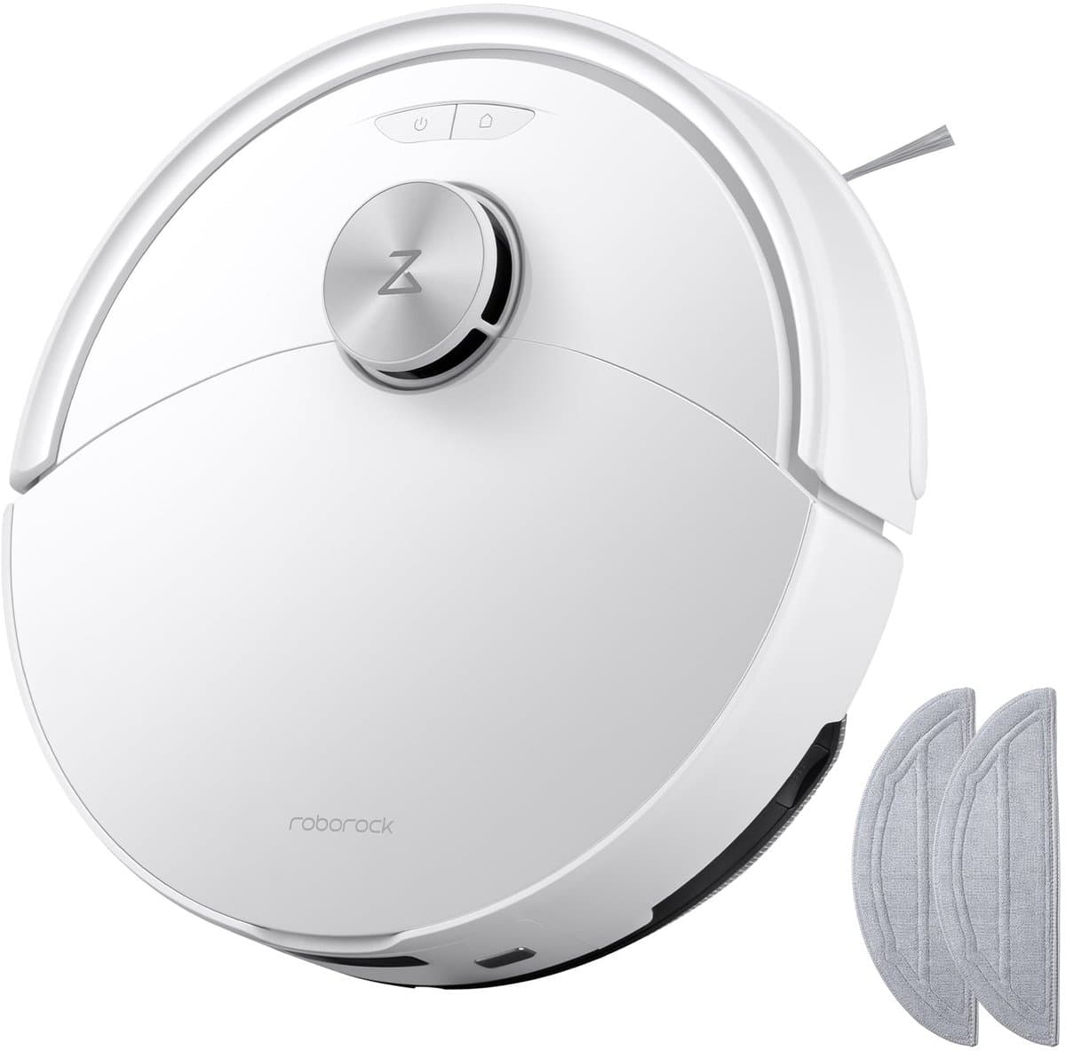 roborock Q10 S5 robotstofzuiger met dweilfunctie, 10.000 Pa HyperForce-zuigkracht, dubbel anti-klitsysteem, automatische dweilheffing, ideaal voor huisdierharen, tapijten en harde vloeren (Wit) — afbeelding 1