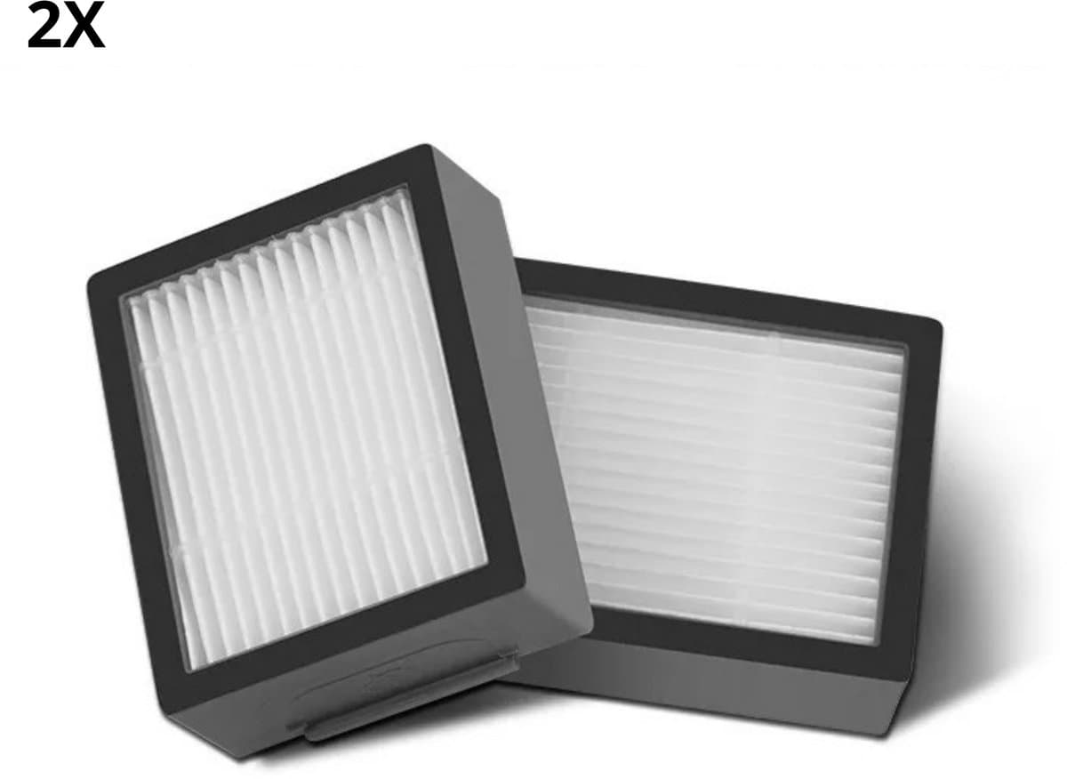 Bramokava® 2x HEPA Filter – Geschikt voor iRobot Roomba i1 i3 i3+ i4 i4+ i5 i5+ i6 i6+ i7 i7+ i8 i8+ e5 e6 e7 – Niet voor Dweilfunctie Combo j7+ j9+ — afbeelding 1