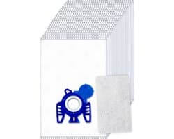 20x Dparts stofzuigerzakken geschikt voor Miele GN - met motorfilter - HyClean 3D Efficiency gn stofzakken - Complete C2 C3 - Classic C1 - S8 S5 S2 - MI40 zakken