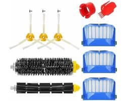 Geschikt voor Roomba 600-serie borstelset - Een set van 10 accessoires (zijborstels, filters, reinigingsborstels, enz.) voor robotstofzuigers.