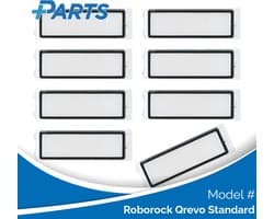 Roborock Qrevo Standard Filters (8 Stuks, Plus.Parts® alternatief voor 8.02.0240)