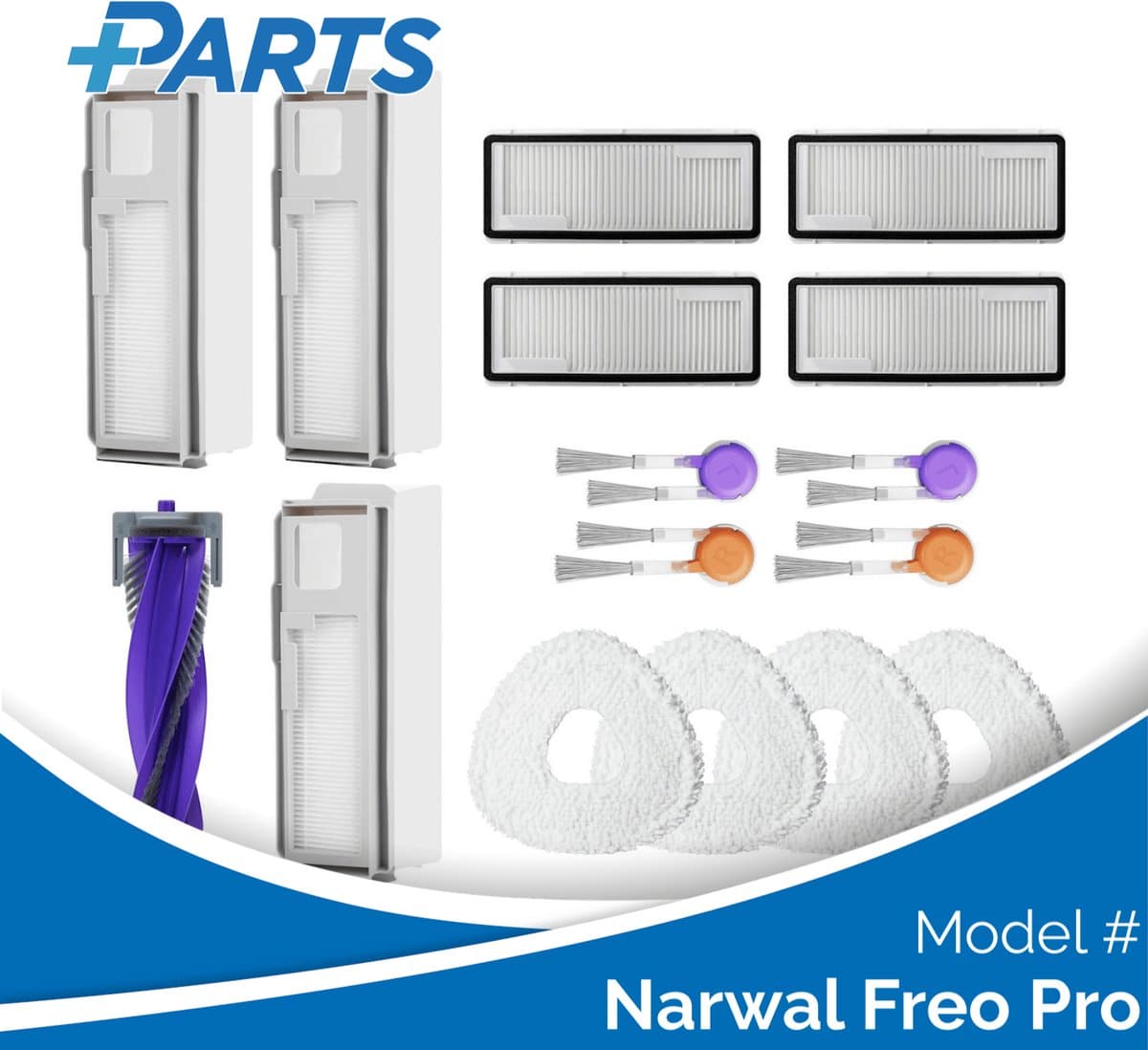 Narwal Freo Pro Onderhoudsset (Plus.Parts® alternatief voor CP-PJ-A00193-00-00) — afbeelding 1