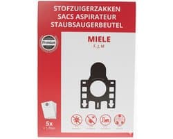 Stofzuigerzakken 5-stuks – Geschikt voor Miele F / J / M – Inclusief Filters