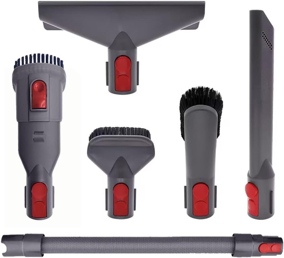 6 stuks -geschikt voor Dyson Gen 5 V15 V12 V11 V10 V7 V8 Large Vacuum Cleaner Accessories Set Replacement Brush Tool-stofzuigerborstel-stofzuigermond-stofzuiger accessoires slang — afbeelding 1